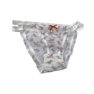 Cung ngọt ngào của phụ nữ ren tóm tắt họa tiết hoa lưới dọc đồ lót cạp trễ cắt ra nội y có dây Quần lót hipster