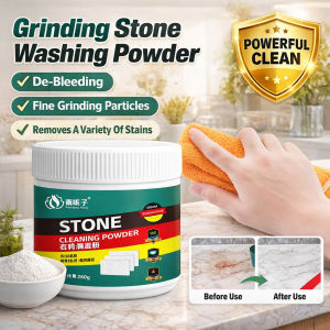 Powerful Stone Cleaning Polishing Powder Stone Surface Cleaner Tile Marble Floor Stain Remover Kitchen Countertop Reviver