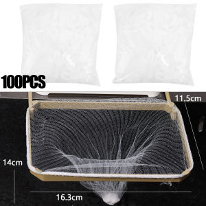 ถุงเก็บที่ชงชาอ่างล้างมือแบบพับได้ชั้นกรองอ่างล้างจานถุงตาข่ายขยะทิ้งชั้นวางของตาข่ายที่เก็บขยะขยะแบบตั้งได้