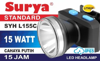 SYHL155C Senter Kepala LED SURYA SYH L155C 15W 15 Watt Headlamp SURYA SYH L155C SYH L 155C