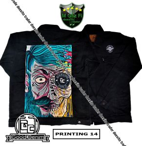 Jaket Printing Distro: Gambar Belakang dan Tips Untuk Jaket Jeans Pria