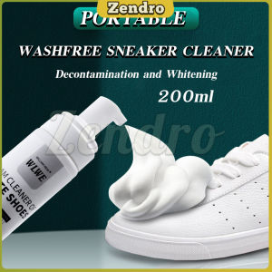ZEO 200ml White Shoe Cleaner for White Shoes Sole Whitener Whitening Sauce Whitening Shoes Sneaker Cleaner