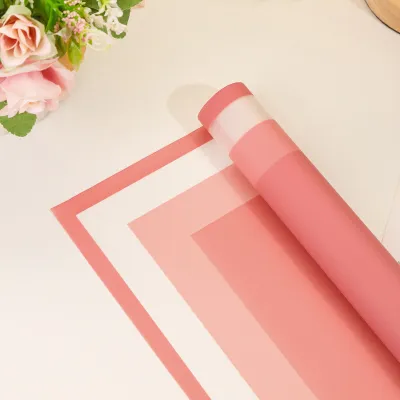 Kertas Cellophane Plastik Buket Bunga List Warna Plastik Frame Flower Wrapping Paper KB6110