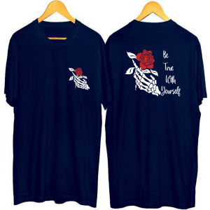 Distro T-Shirt T-shirt KAOS BAJU 100% cotton Rock and roll Skull COD