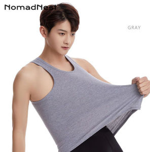 เสื้อกล้ามผู้ชายเสื้อยืดแขนกุดแบบลำลองเบสระบายอากาศ