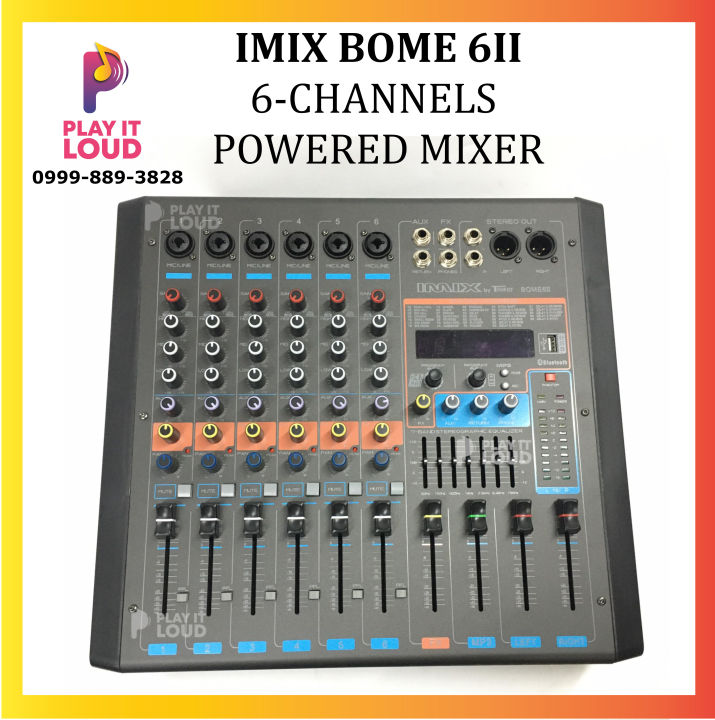 IMIX / TRIDENT BOME 6II 6CHANNELS MIXING CONSOLE PROFESSIONAL POWERED