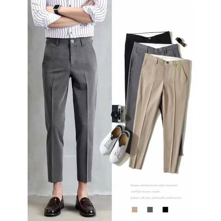 NS High Quality Trouser Pants for Men Above Ankle Korean Fashion Nice ...