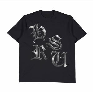 New Top T-shirt HSRU original art design pattern pure cotton fashion street round neck TEE