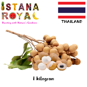 PREMIUM ORGANIC LONGANS IMPORTED FROM THAILAND - PACK OF 1KG - ISTANA ROYAL FRUITS