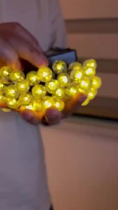 Lampu Raya LED Solar Crystal Ball Light Fairy Light Outdoor Patio Lawn Landscape Garden Home Decor