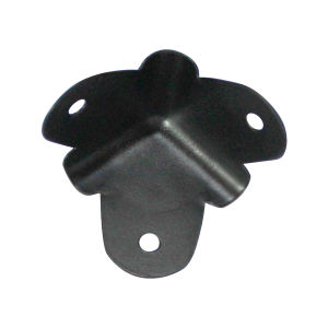 มุม มุมตู้ลำโพงเล็ก 3 ขา ชุบดำ มุมตู้ลำโพงบูลธูท มุมตู้กีต้าร์ มูมกล่องกีต้าร์ มุมกล่อง อุปกรณ์แร็ค อุปกรณ์กล่อง ทำตู้ลำโพงบูลธูท