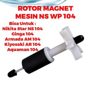 ROTOR MAGNET SPARE PART MESIN NS WP 104 Kipas Impeller As Pompa Air Celup Kolam Ikan Power Head Filter Aquarium Aquascape Sparepart
