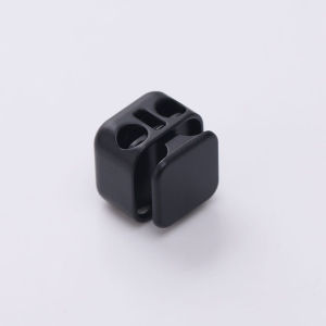 6pcs Pig Nose Square Buckle with Metal Double Hole Drawstring Clip Zinc Alloy Spring Buckle Heavy Duty Rope Lock Buckle