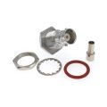 Brass BNC Female 75ohm 50ohm Crimp Connector BNC Female Bulkhead Jack Mount Connector Waterproof for RG316 RG 174 RG58 RG142 RG400 LMR195 LMR100 Q9 female Cable RF Connector Coaxial Cable. 