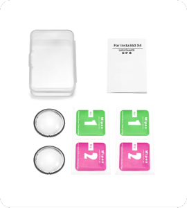 For Insta360 X4 Silicone Protective Lens Cap Protective Cover for Insta360 X4 Panoramic Sports Camera Lens Anti-Drop Hood Parts