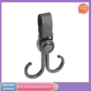 Graceful Multifunctional Baby Stroller Double Hooks Shopping Cart Hanging Bag Hanging Buckles Car Back Seat Hook Universal Accessories