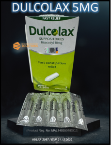 (Exp:05/25) Dulcolax Bisacodyl Adult 10mg Suppositories 5s 樂可舒腸溶糖衣錠偶發性便秘 constipation sembelit Supp Suppository dewasa