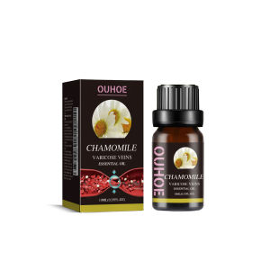 OUHOE Chamomile Leg Oil: Relieves varicose veins removes spider veins improves blood circulation soothes muscles and is a leg massage oil.