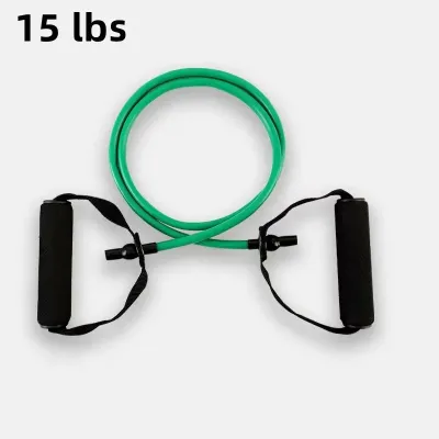 GYMPRO Resistance Band Yoga Pilate Single Exercise Band Elastic Band Yoga Pull Rope Elastic Gym Fitness Exercise Tube Band With Handles For Home Workouts Strength Training