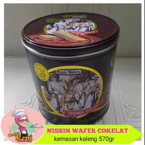 Nissin Wafer Kaleng Chocolate 570gr 267gr dan 180gr