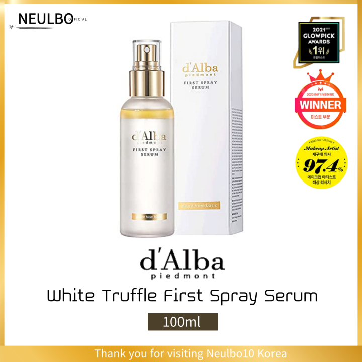[D'Alba] Xịt Dưỡng Trắng Truffle First Spray Serum Mist 100Ml, Xịt ...
