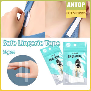 36Pcs Lingerie Tape Strip Underwear Strap Double Sided Tape Clothing Adhesive for Women