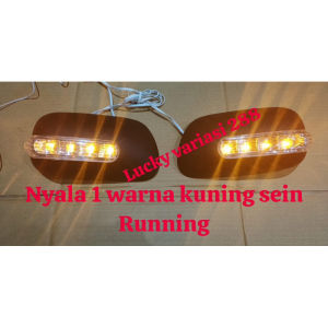 COVER SPION COVER MIRROR TUTUP BATOK SPION AVANZA NEW/VVTI 2007-2011 HITAM DOFF MODEL ORI SEIN RUNNIING NYALA RGB  & 1 LAMPU & 2 LAMPU HITAM DOFF