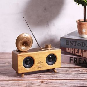 Radio Wireless Bluetooth Speakers Double Speakers High Volume Card U Disk Radio High Sound Quality Small Stereo Heavy Subwoofer