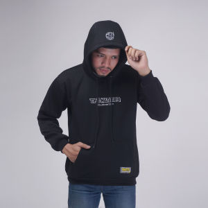 jaket hoodie pria bordir distro terbaru bahan lembut adem