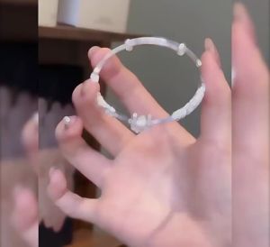 Floral Bow Bracelet for Women Unique Design Sweet and Girly Adjustable Princess Escape Bracelet