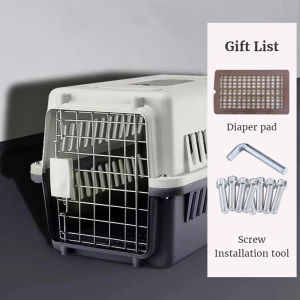 [Hadiah Gratis] KANDANG KUCING PORTABLE / PET CARGO KUCING / PET CARRIER / KANDANG KELINCI / KANDANG MUSANG /ADA TRAY PINTU BESI COD
