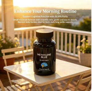 Methylene Blue Capsules 60 Counts Popular Cross-Border Daily Wellness Supplement