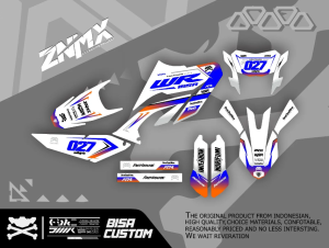 Decal wr155 / decal stiker wr155 / decal supermoto full body bisa custom