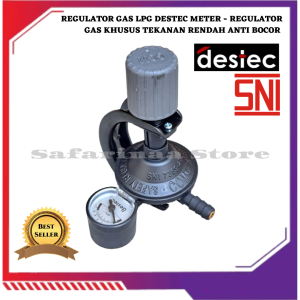PAKET SELANG & REGULATOR KOMPOR ANTI BOCOR DESTEC METER & NON METER SELANG 3 LAPIS ORANGE KUAT