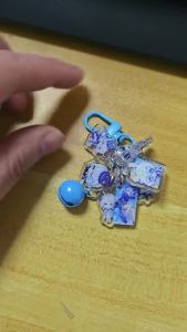 Hot Game Keychains for Accessories Jewelry Furina de Fontaine Focalors Hydro Archon God of Justice Keyrings Fans Gifts
