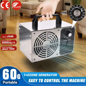 UNICORN 60000-70000mg/h Ozone Generator Machine Air Purifier Ioniser Home Bedroom Cleaner