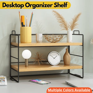 [SG] Office Desktop Organisers Desk Book Shelf Small Shelf Household Storage Rack Stationery Holder Table Organiser Small Bookshelf For Desk Small Bookshel - Lazada
