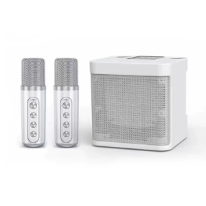 [COD]Speaker Mini Bluetooth 2 mic 1 HD Sound Quality Pemutar MP3 Karaoke Lucu Portabel