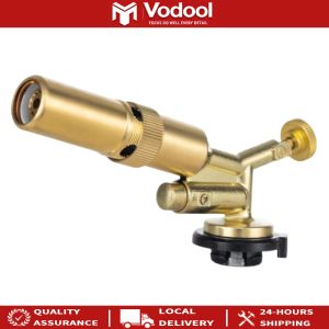 Outdoor Camping Stove with High-Temperature Metal Welding Torch 1300 F Flame Butane Burner for BBQ and Hiking Trips