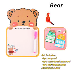 [New Arrival]Cartoon Erasable Drawing Whiteboard With Timetable Goodie Gag Childrens Birthday Gifts Childrens Day Gift