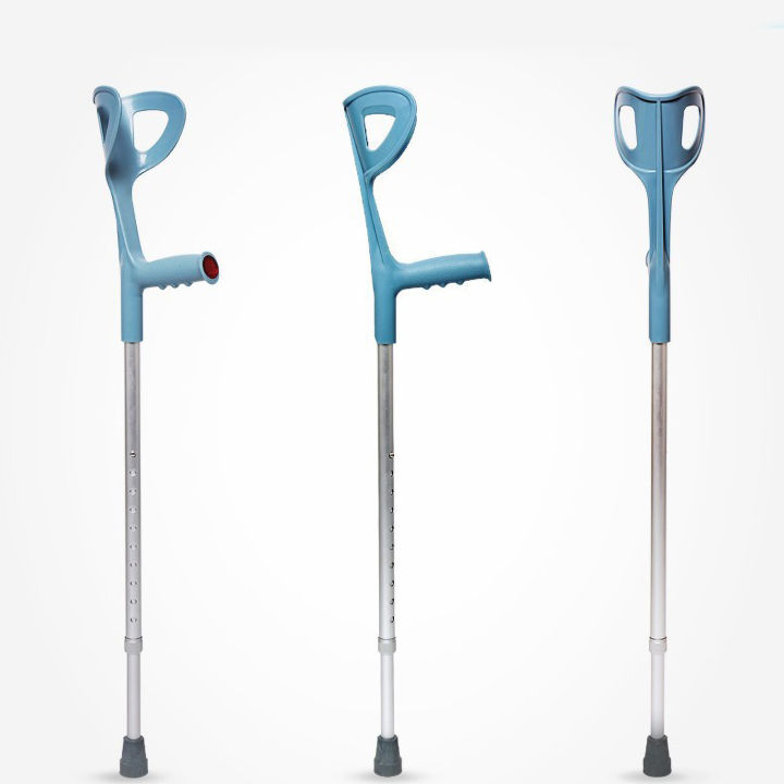 Aluminium Elbow Crutches Portable Stretchable High Load Capacity ...