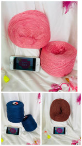 Yarn - Sợi Linen pha Cotton - Sợi Chập - Cỡ sợi từ 0.6mm - 0.8mm - Đan móc áo váy mùa hè