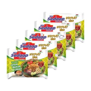 5PCS Mie Sedaap Goreng Rasa Ayam Bakar Limau