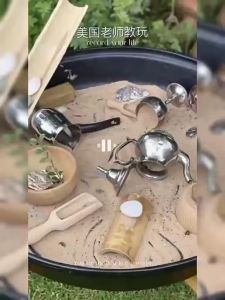 2025 Reggio Emilia EYFS Vật liệu mở rộng Mẫu giáo Khu vực khoa học trọng lực tự nhiên Hoạt động trò chơi Đồ chơi cấu trúc thấp