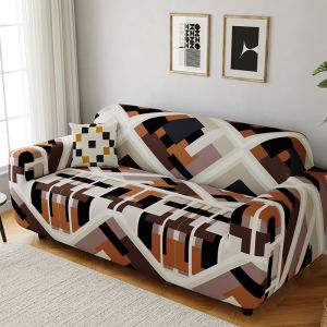 L Shape Sofa Cover Elastic Stretch 1 2 3 4 Seater Sarung Kusyen Cushion Cover Detachable Slipcover Home Hotel Use