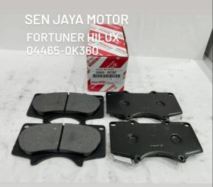 BRAKE PAD HILUX FORTUNER KAMPAS REM DEPAN HILUX REVO FORTUNER VRZ 04465-0K360