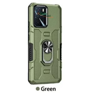 Casing Untuk OPPO A16 Premium Hardcase Ring Armor Robot Case Kickstand Hybrid/Ring Holder
