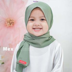 Shamira -Kerudung Anak Perempuan Tk Jersey PremiumAdem Lembut Viola Pashmina Instan Anak 3-7 Tahun