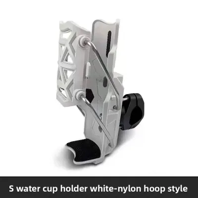 360° Adjustable Handlebar Cup Holder for Motorcycle – Universal Water Bottle Cage