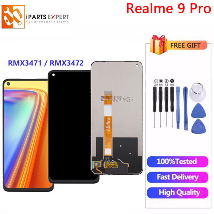 IPARTSEXPERT Original LCD For OPPO Realme 9 Pro 5G 9Pro RMX3471 RMX3472 LCD  Touch Screen Digitizer Assembly For Realme9 Pro